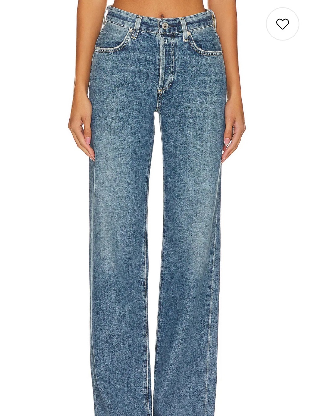 Citizens of Humanity Women’s Wide Leg Jeans - Blue - Annina - Size 27
